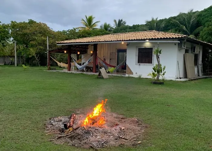 Sitio Aguas Do Eden , Pe Na Areia, Frente Rio, Praia E Campo No Mesmo Lugar