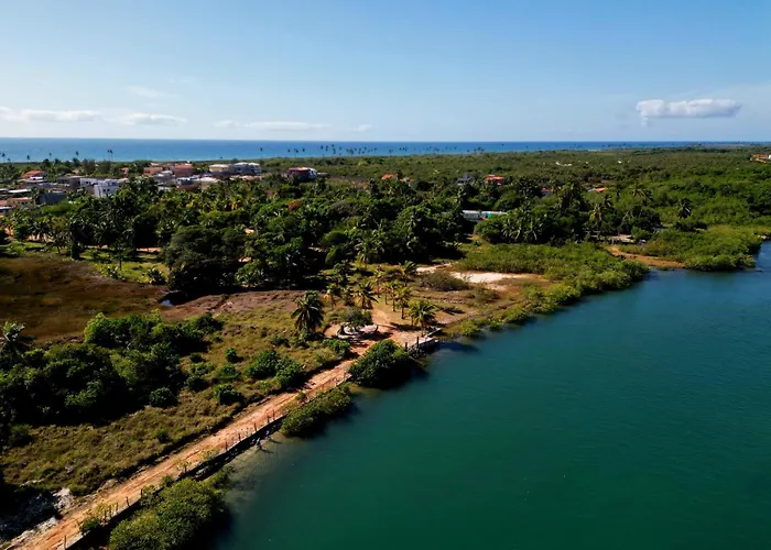 Sitio Aguas Do Eden , Pe Na Areia, Frente Rio, Praia E Campo No Mesmo Lugar